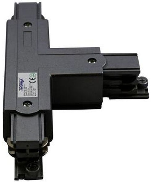 Eclairage sur rail 3 phases Connecteur T alim Noir XTS40