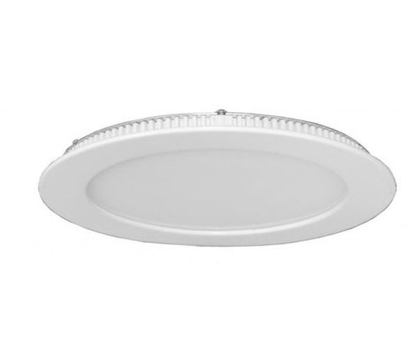 Downlight LED Intégré Rond Fixe Extra-plat 225mm 18W Alu 6000K