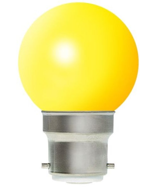 Ampoule guirlande LED SMD Ronde B22 1W Jaune