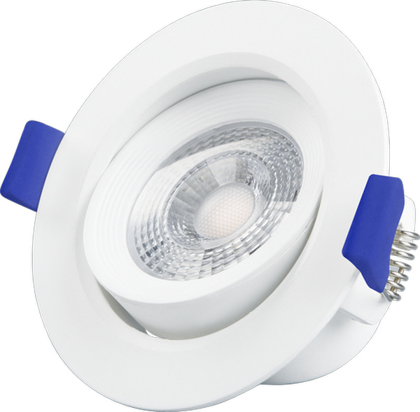 Spot encastré LED Basculant SMD intégrée CCT switch 38° IP40 650 à 735L 7W - boite x1