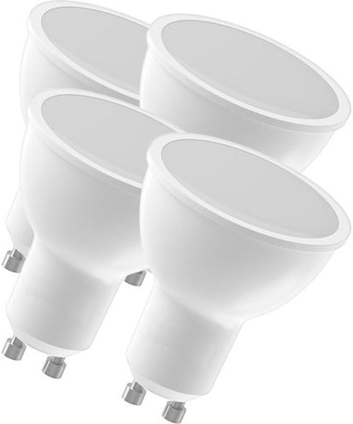 Ampoule LED SMD PAR16 3000K 6W 500L GU10 100° -Bx4