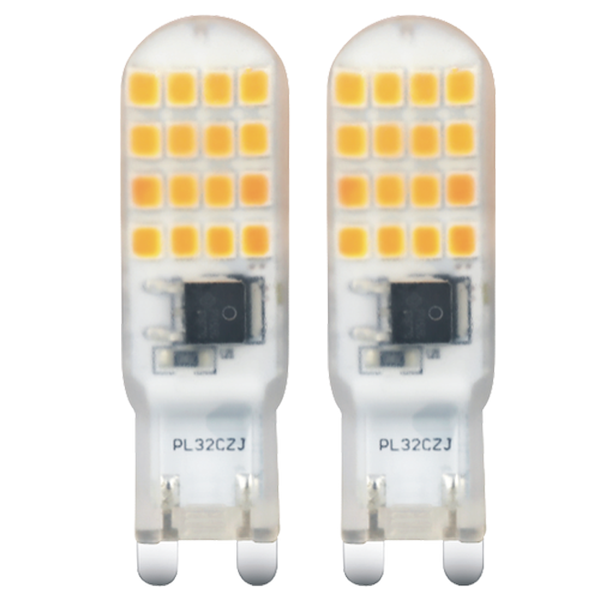 Ampoule capsule LED SMD 3000K 4W 350L G9 -x2