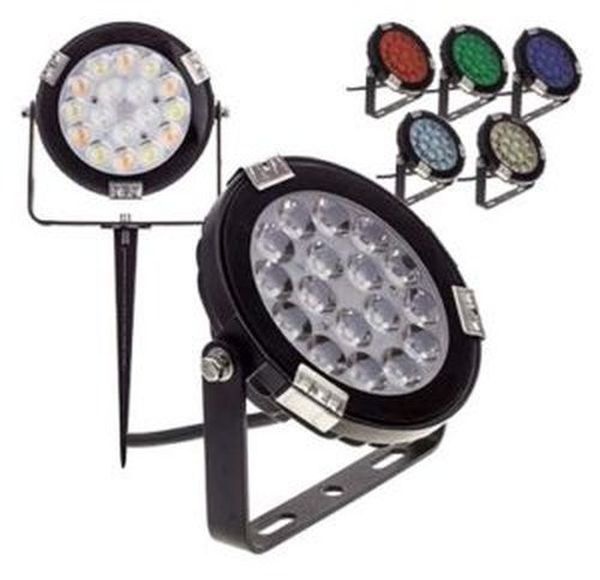 Projecteur LED RGB-W 15W 1200L Wifi / noir