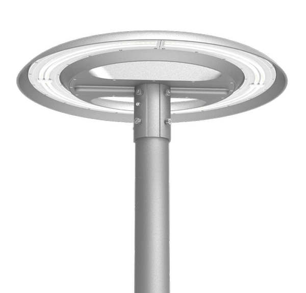 Streetlight LED anneau gris 100W 120° 160L/W 2700K