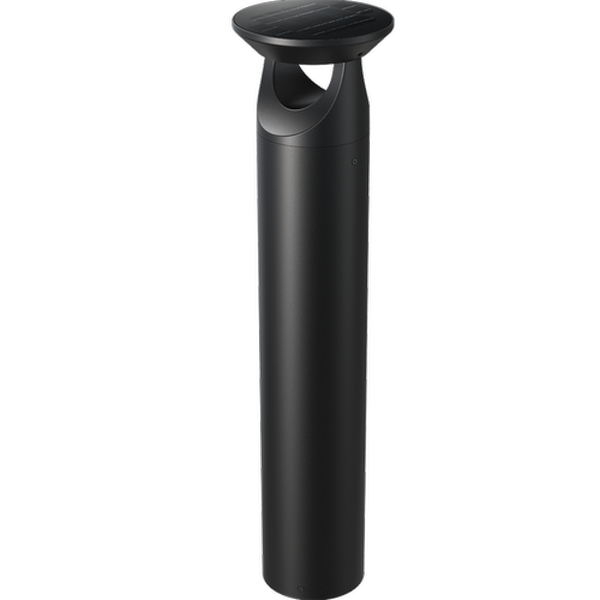Potelet Bollard SOLAIRE 3000K 520mm Noir 3W 430L