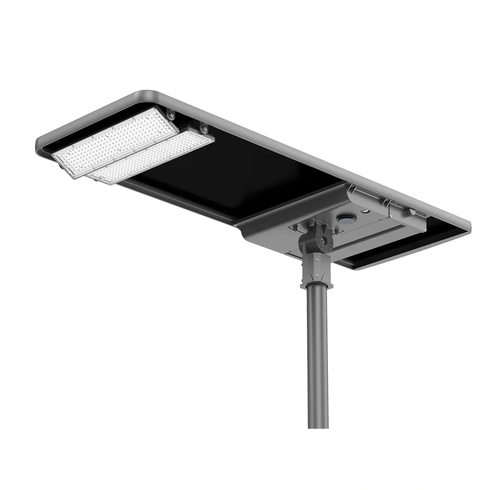 Candelabre solaire SL01-60 3000K+CCT - 11700Lm - 60W - IP66