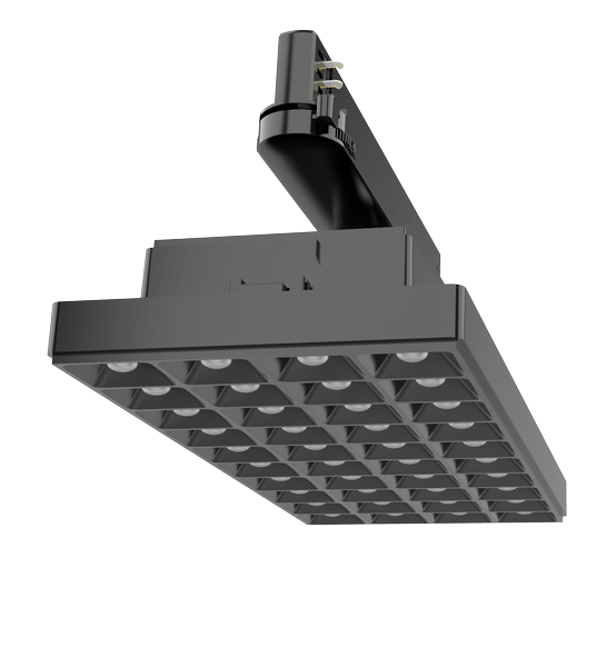 Linear Lighting LED 291mm pour rail 3Phases Noir 4000K 22W 110Lm/W IRC90