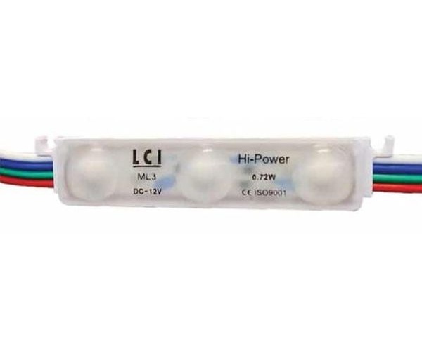 LED RGB module 3 LEDS IP68