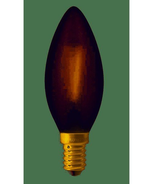 Ampoule LED Fil. Flamme dépolie 4W 2700K E14 dim.