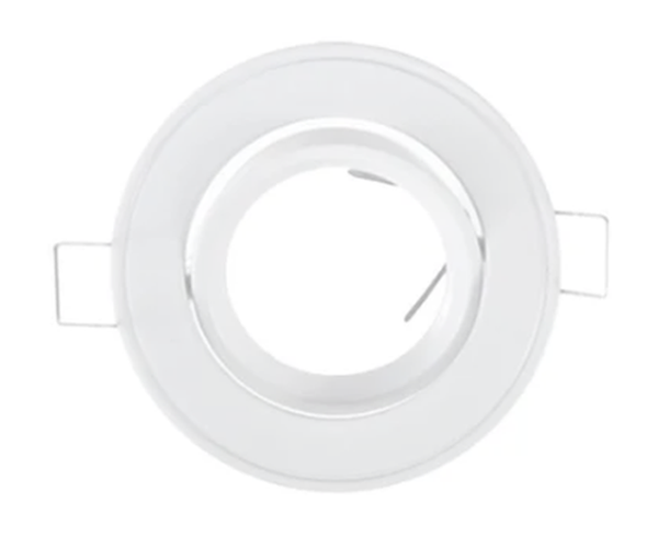Rondelle fonte d'alu basculant - Alu Blanc rond diam 86mm