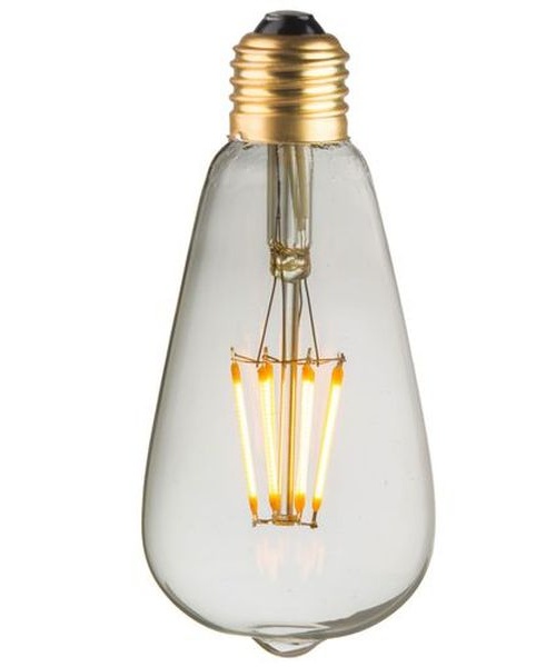 Ampoule LED fil. ST64 6W 780L 3000K  E27 dim.