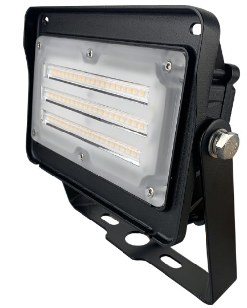 Projecteur LED IZIG PRO 50W 3000K 6600L / noir câble 1m