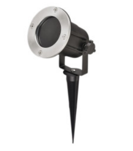 Projecteur de jardin BLAKE LED GU10 IP65 acier noir