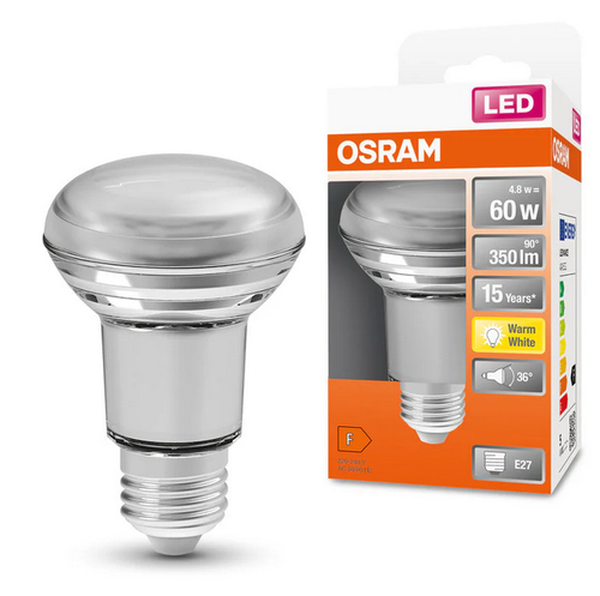 Ampoule LED R63 E27 4.3W 2700K 350lm
