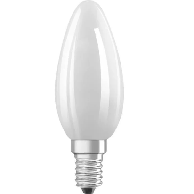 OSRAM Ampoule LED Flamme verre dépoli 6,5W=60 E14 chaud