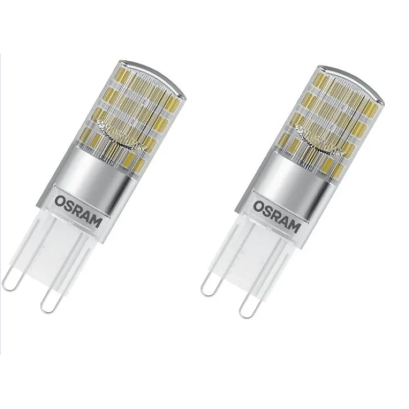 OSRAM Lot de 2 Ampoules capsules LED G9 dépolies 2,6 W équivalent à 30 W blanc chaud