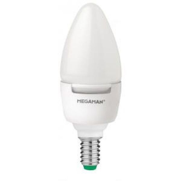 Ampoule LED Flamme opale Megaman E14 7W 2800K dim.