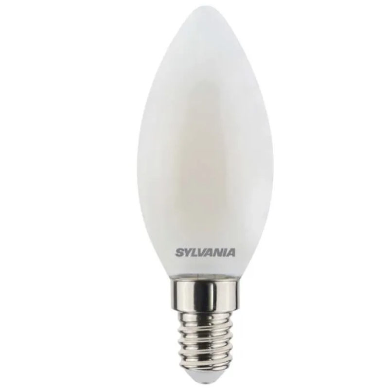 AMPOULE LED RETRO FLAMME TOLEDO SATINÉE E14 SYLVANIA 6W 806LM - BLANC