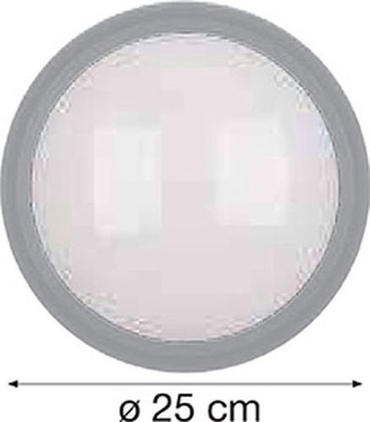 Hublot rond LED Gris clair