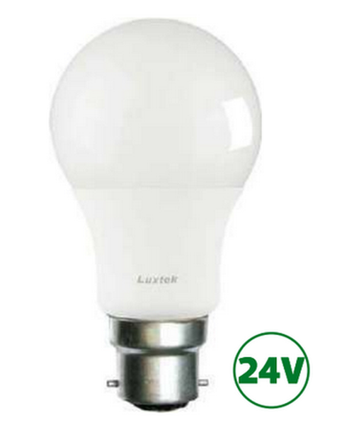 Ampoule LED A60 24V 4000K 9W 850L B22
