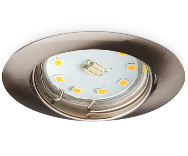 Rondelle métal ronde basculant OH24 - Chrome mat