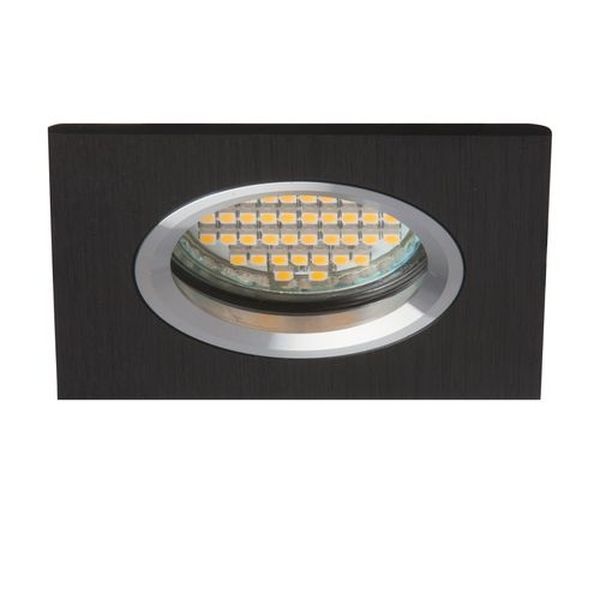 Rondelle métal carré OH20 - Noire