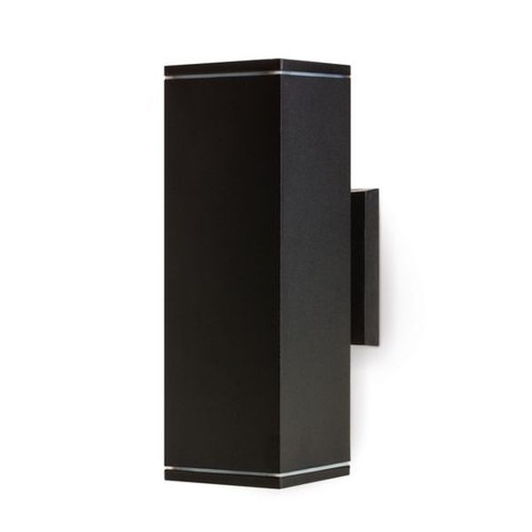 Applique murale extérieur Quazar LED2x GU10 IP65 acier noir
