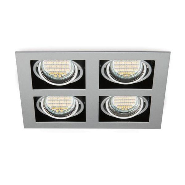 Downlight ZSARA 4 Spots GU10 IP20 230V max 50W