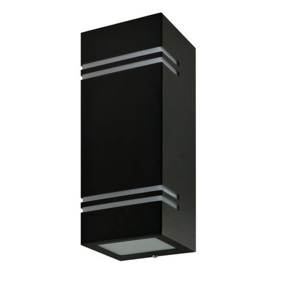 Applique murale extérieur Quazar 7 LED 2xGU10 IP65 acier noir