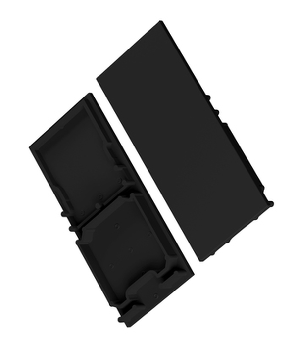 Terminaison COMBO30-01A-E9 noir (set x2)