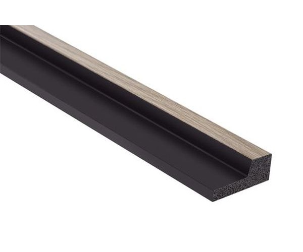 Panneau decor lamelli gris droite