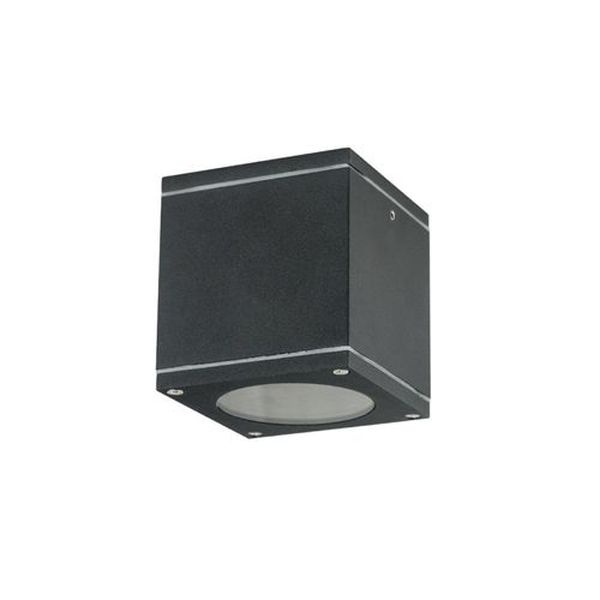 Applique murale extérieur Quazar 17 LED GU10 IP65 acier noir