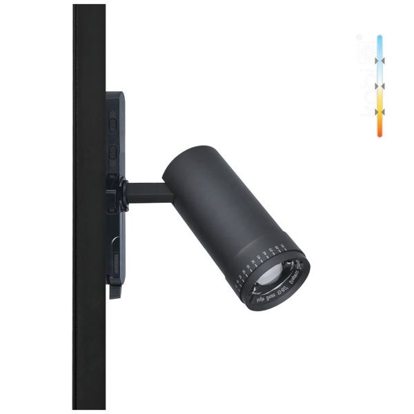 Projecteur rail 3Phases Nextrack Vision 20W 1800Lm 3CCT 10°-60° Noir IRC90 - Pro