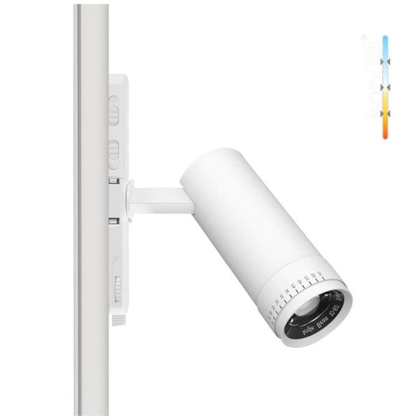 Projecteur rail 3Phases Nextrack Vision 30W 2700Lm 3CCT 10°-60° Blanc IRC90 - Pro