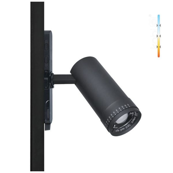 Projecteur rail 3Phases Nextrack Vision 30W 2700Lm 3CCT 10°-60° Noir IRC90 - Pro