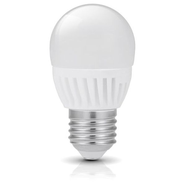 Ampoule LED SMD mini sphér. P45 opale 3000K 9W 900L E27