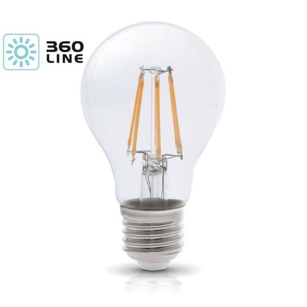 Ampoule LED Fil. (D) Std claire 3000K 8W 1055L E27