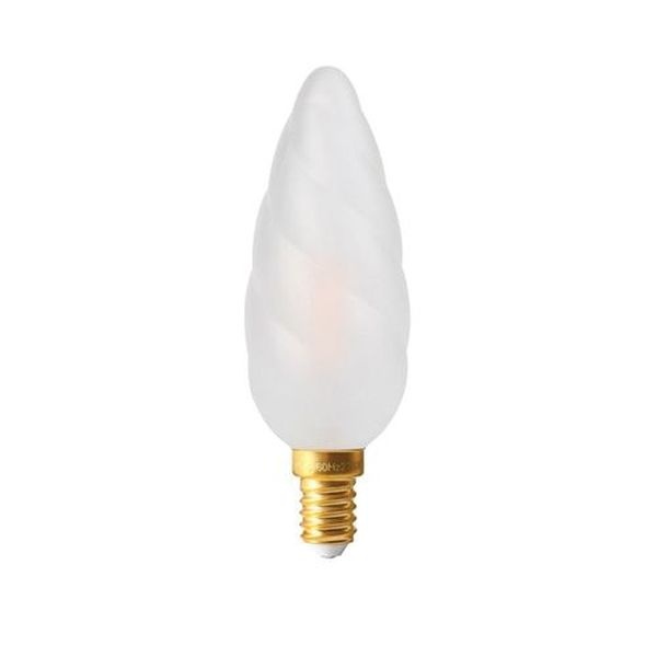 Ampoule LED flamme torsadée géante 2700K 220L 2.4W E27