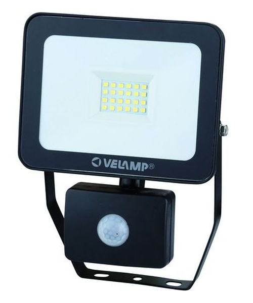 Projecteur LED SMD 20W IP44, noir 6500K. Avec PIR -PADLIGHT3