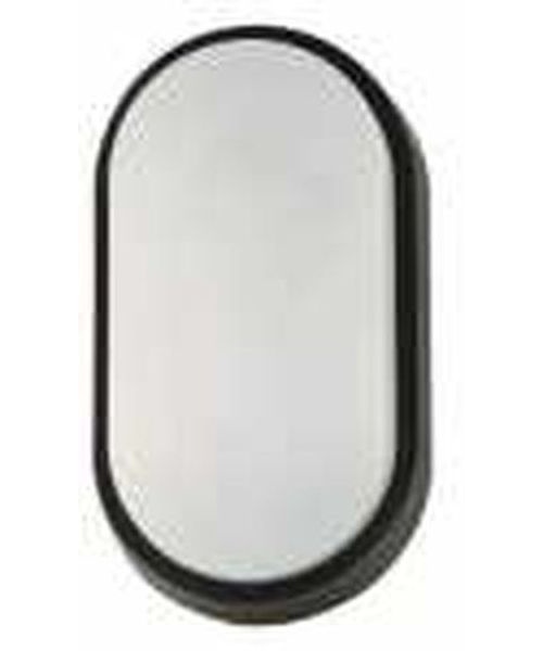 Hublot oval LED 14W 1000L +2 covers blanc et noir interchangeable