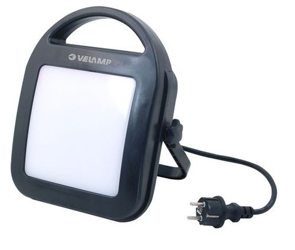 Projecteur LED de chantier 40W 2800L 6500K + 2 prise IP44 câble 1,8m