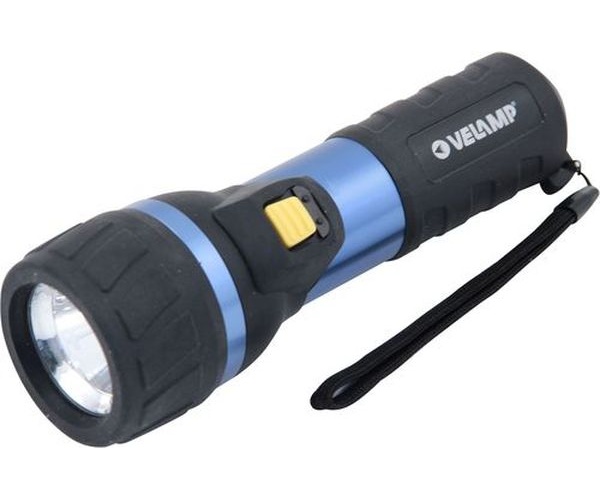 Torche LED 3W 2D aluminium + caoutchouc -IMPULSE