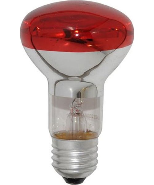 Ampoule spot Incand. réflecteur R63 E27 40W Rouge