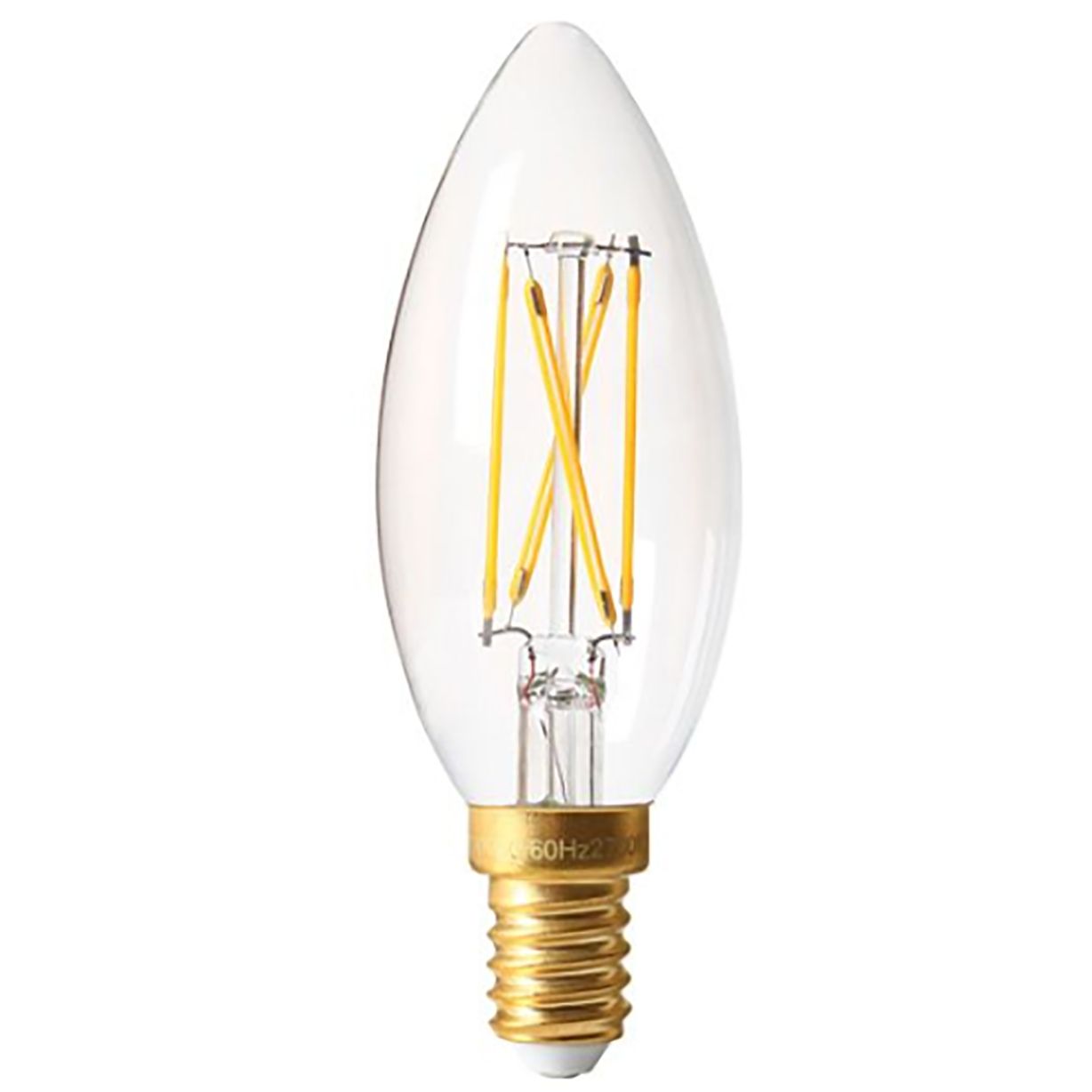Ampoule LED Fil. Flamme Claire 4W 2700K E14 dim.