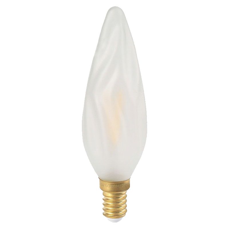 Ampoule LED Filament Flamme torsadée géante E14 3W 280Lm 2700K