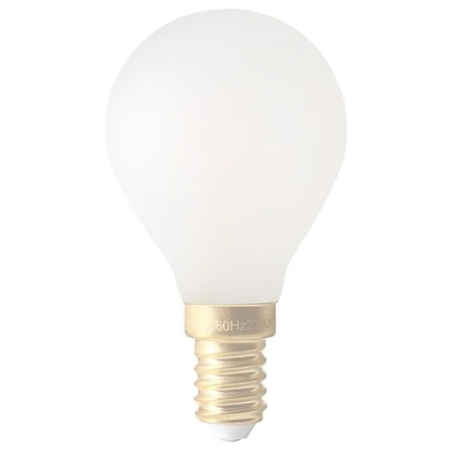 Ampoule LED FIL mini sphér. P45 opale 2700K 3W 290L E14