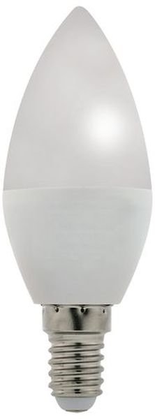 Ampoule LED SMD Flamme lisse opale 4000K 5W 470L E14