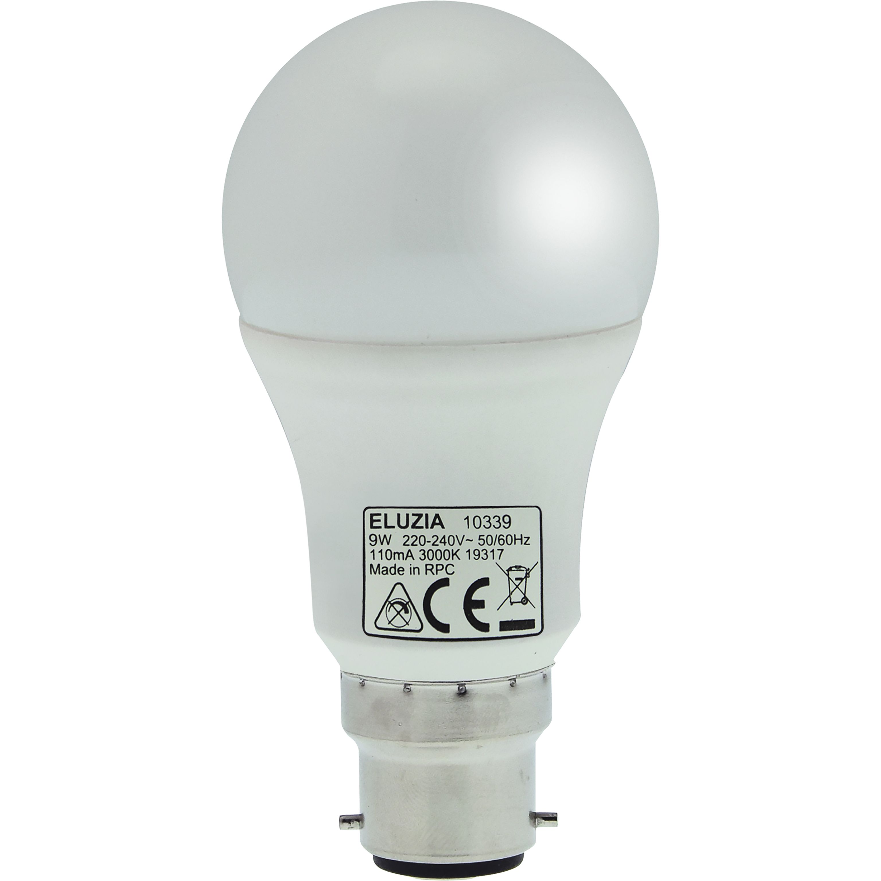 Ampoule LED SMD Std A60 opale 3000K 8,5W 806L B22