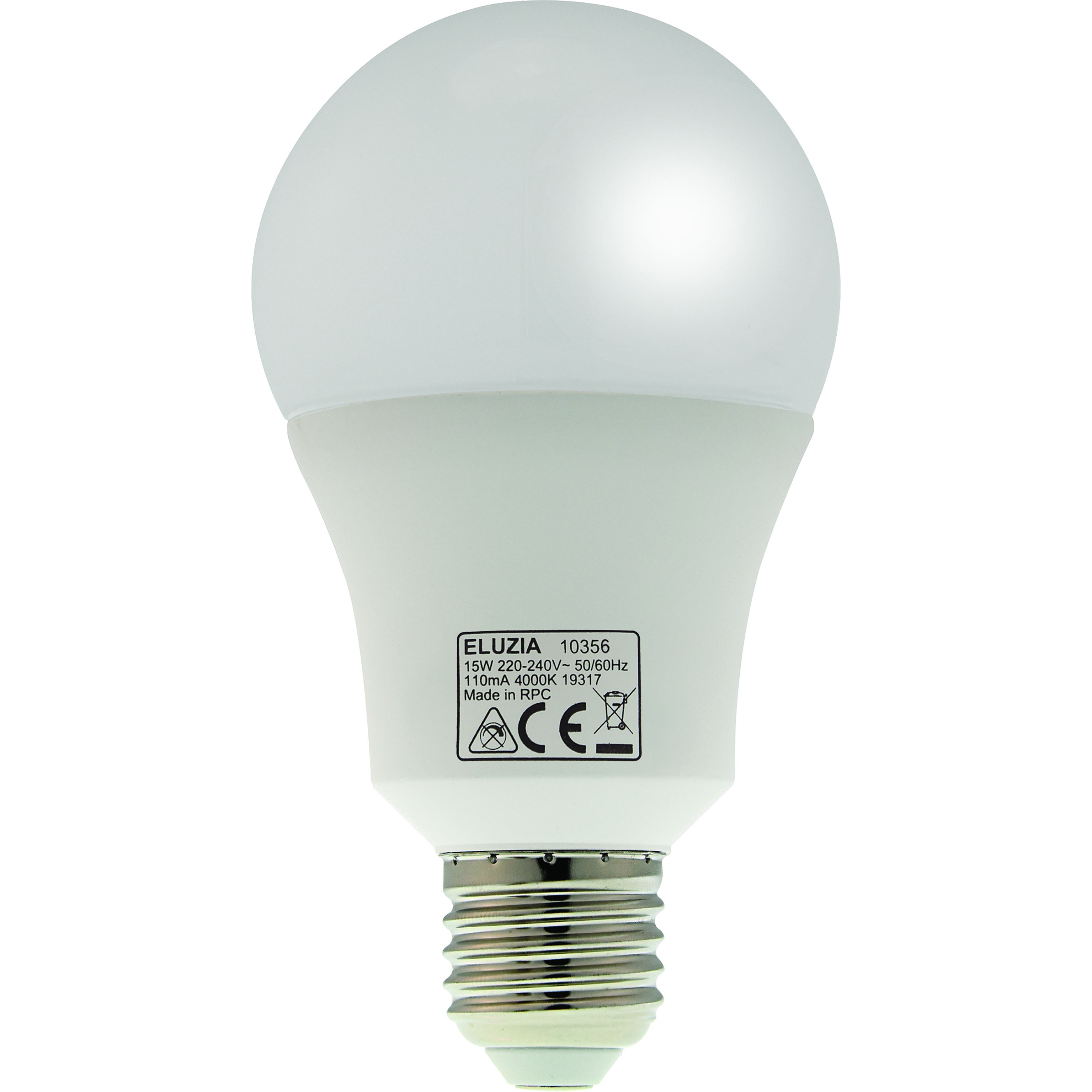 Ampoule LED SMD Std opale 4000K 15W 1521L E27