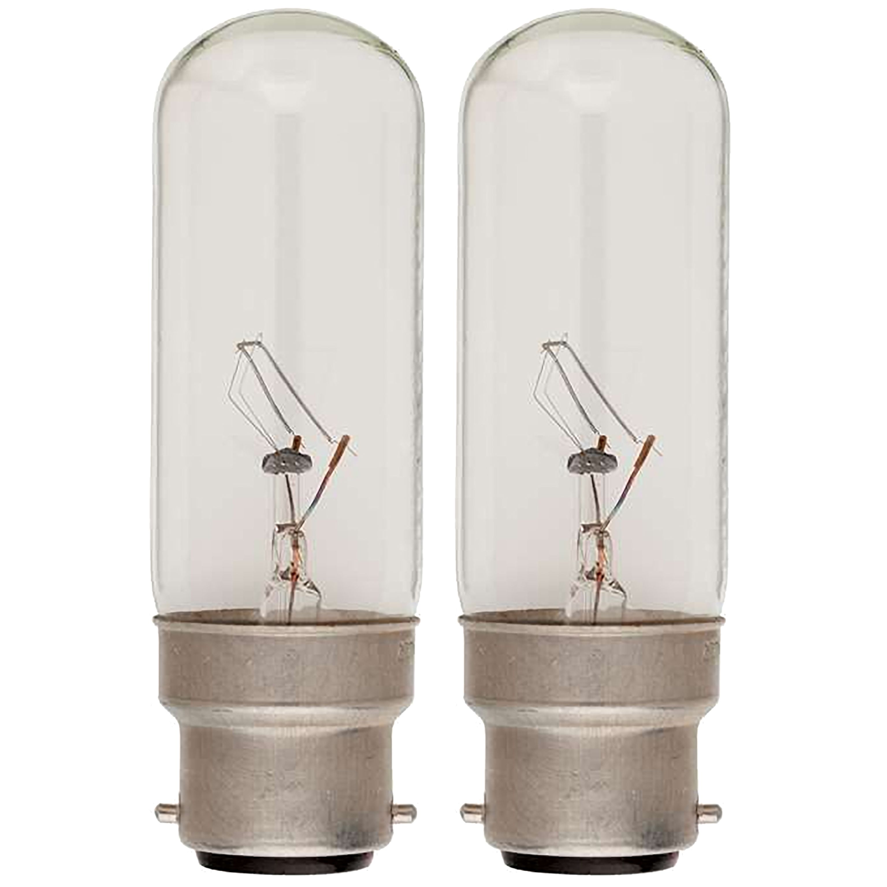 Ampoule tube Incand. 25x81 40W B22 -x2